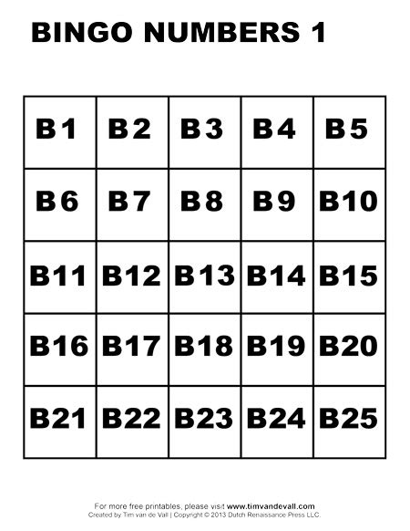 Free Printable Bingo Cards Pdf With Numbers And Tokens Tims Printables
