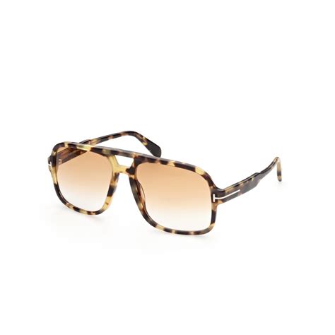 Tom Ford FT 0884 Falconer 02 56F Havana Other Sunglasses Man