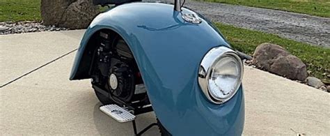Volkspod Minibikes Made From Vw Beetle Fenders Look Like Metal
