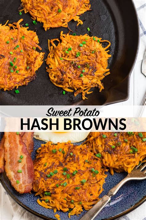 Dump the egg mixture into the baking dish. Easy and healthy sweet potato hash browns cooked in a ...