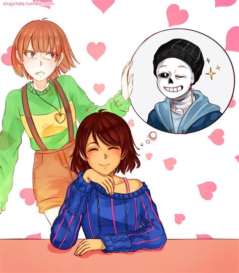 Reasons Why Frisk Finds Sans Adorable 1 By Shojotaleau Anime