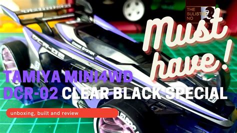 Tamiya Dcr 02 Clear Black Special Ma Chassis Unboxing Built And