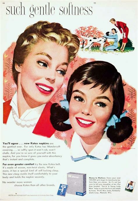 Kotex 1957 Kotex Vintage Advertisements Vintage Ads