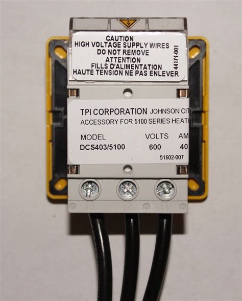 Trane Uhec Dcs403 Tpi Dcs403 5100 40 Amp 600v Disconnect Switch Ebay