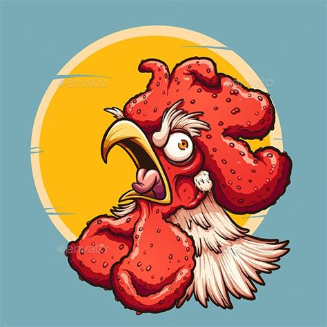 Angry Rooster Vectors Graphicriver