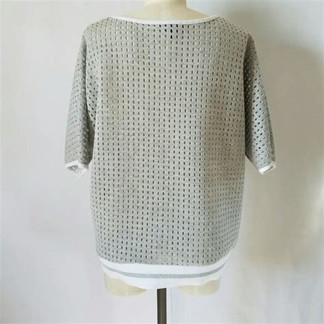 Conrad C Collection Tops Conrad C Collection Gray Knit Top Poshmark