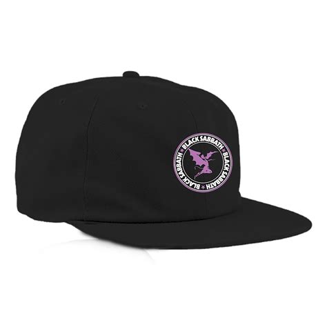Purple Logo Hat Black Sabbath Uk