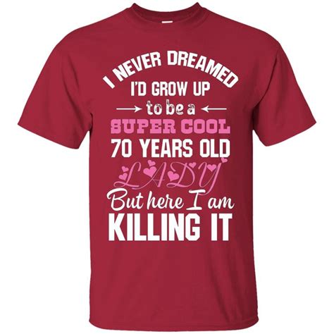 70 Years Old Womens T Shirt Birthday T Born In 1946