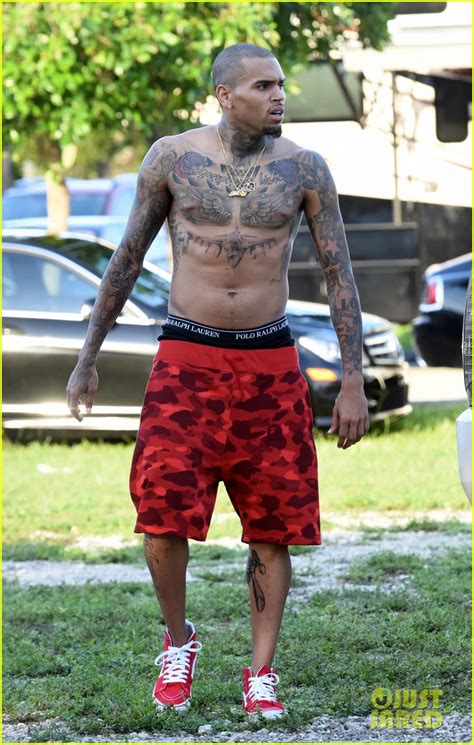 Photo Chris Brown Goes Shirtless For New Music Video Shoot 15 Photo 3451494 Just Jared