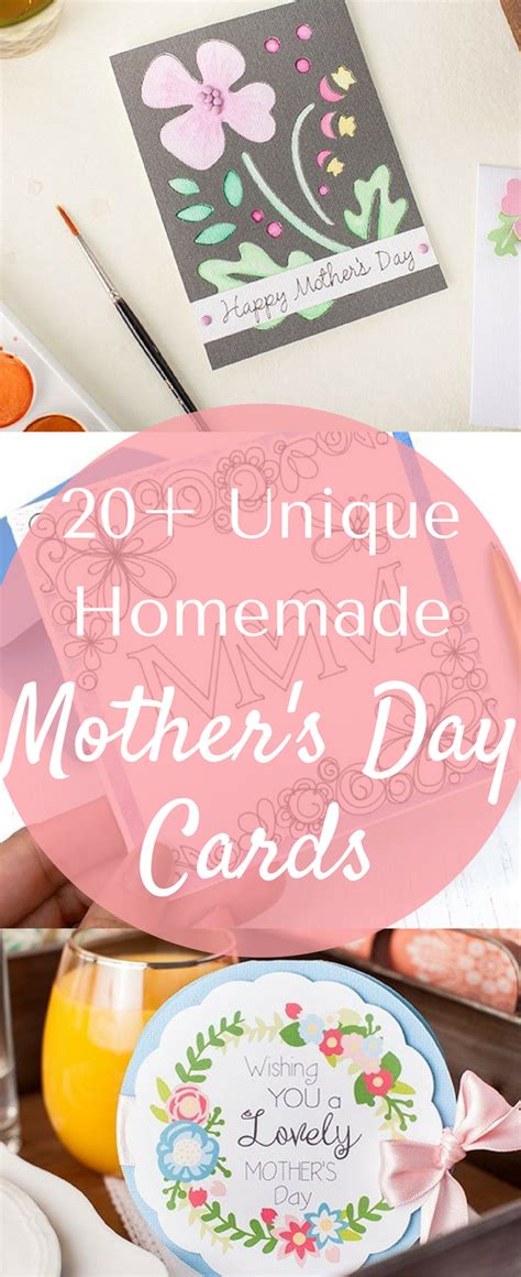 20 Unique Homemade Mothers Day Cards