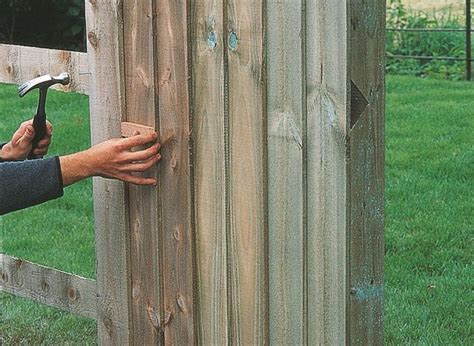 Begin at one end of the proposed fence line and locate the property boundary pin. How to put up a fence | Help & Ideas | DIY at B&Q | Fence ...