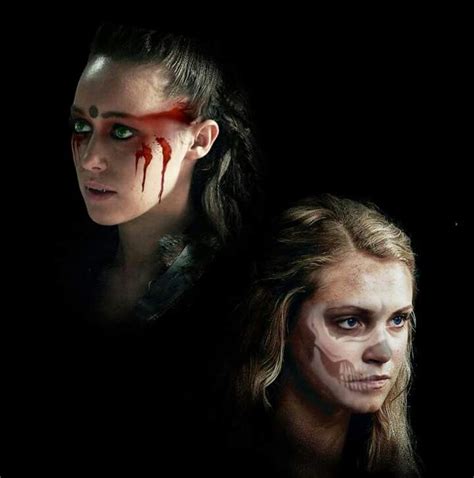 Commander Lexa Of The Grounders Played By Alycia Debnam Cary And
