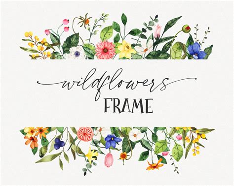Floral Clipart Frame