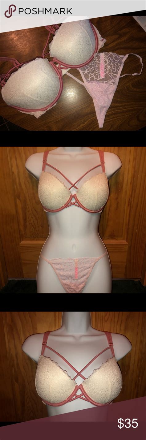 Pink Bra And Panty Set Bought From Pink Flexible Price Contains