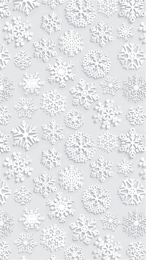 White Snowflake Christmas Snow Snowflakes Hd Phone Wallpaper Peakpx