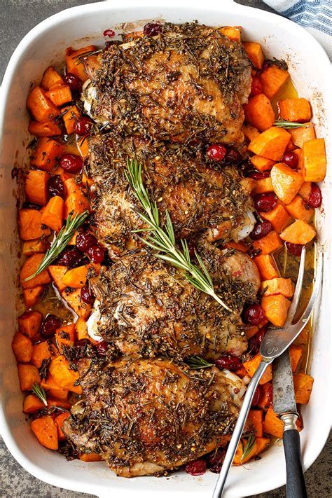 Roasted marinated turkey breast i food blogger. Roasted Turkey Thighs with Garlic-Herb Butter — Eatwell101