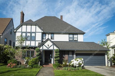 Classic American Suburban House Stock Editorial Photo © Robertcrum