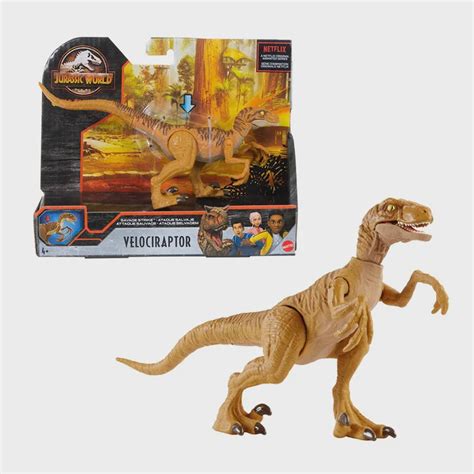 Dinossauro Jurassic World Ataque Selvagem Velociraptor Mattel Submarino
