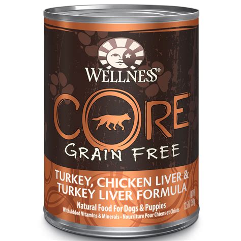 For wet dog foods, nature's recipe typically provides a little more fiber (about 2.14% more). Wellness CORE Natural Grain Free Turkey, Chicken Liver ...