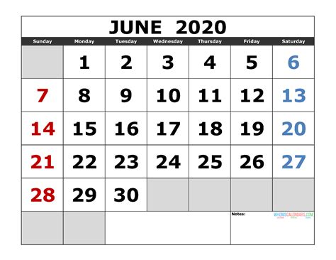 3 Month Printable Calendar 2020 June July August Example Calendar