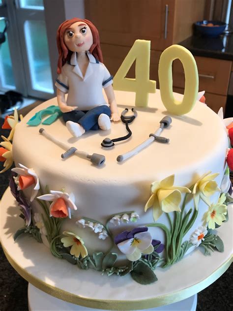 Physiotherapists 40th Birthday Cake 40th Birthday Cakes