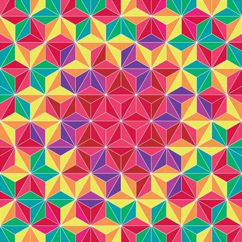 Colorful Triangle Geometric Pattern Background 194908 Vector Art At