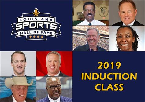 Louisiana Sports Hall Of Fame Announces 2019 Induction Class