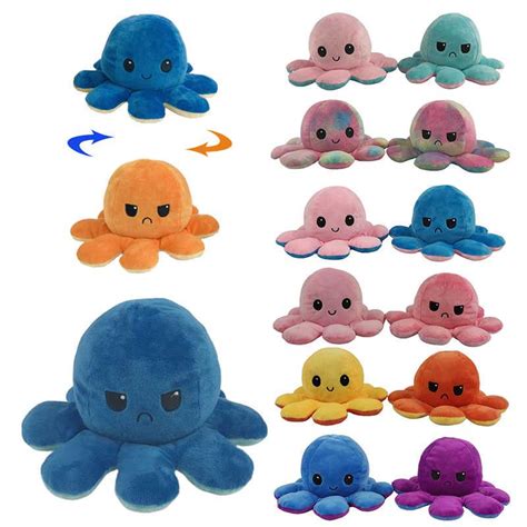 Buy Reversible Flip Octopus Plush Stuffed Toy Halloween Chrismas T