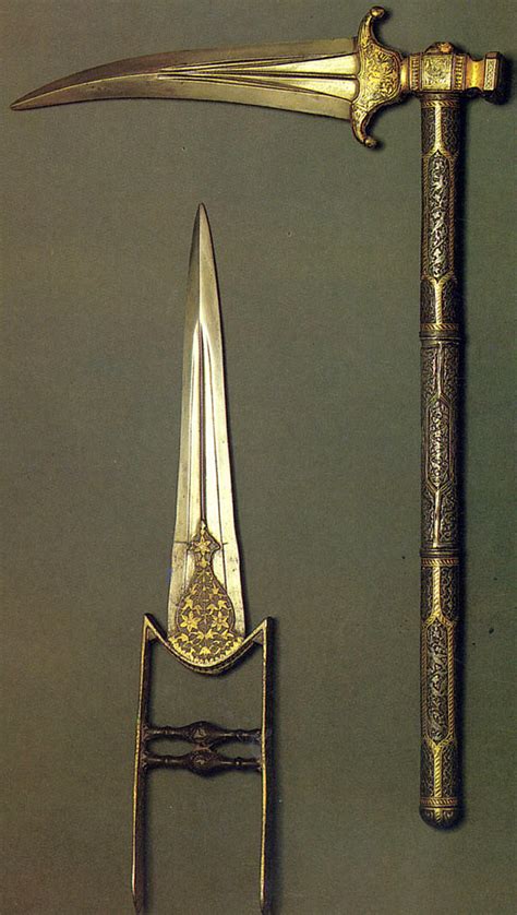 Indian Weapons Katar Push Dagger 17th Century Steel Damascened