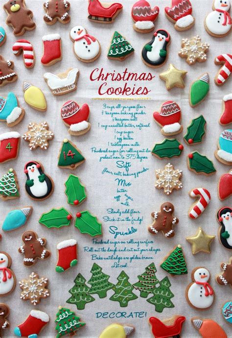 Here are 10 delicious cookie recipes that are perfect for winter holiday tables. Mini Advent Calendar Cookies | Sweetopia