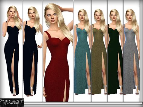 Darknightts Midnight Sims 4 Dresses Elegant Dress Sims 4