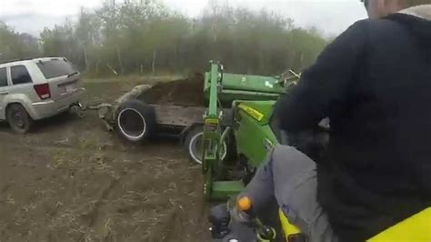 Tractor Spreading Compost 2014 Youtube