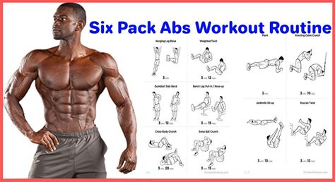 Ripped Abs Exercise For Men And Women At Home Or At Fitness Gym Center