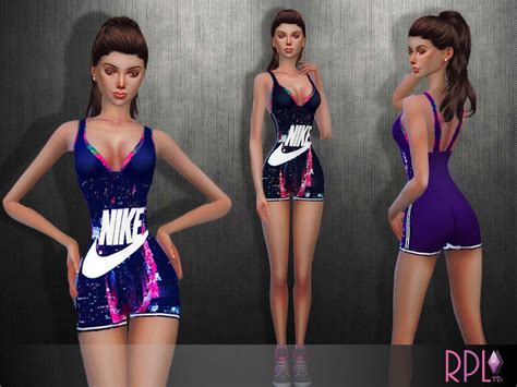 Nike Jumpsuit The Sims 4 Catalog