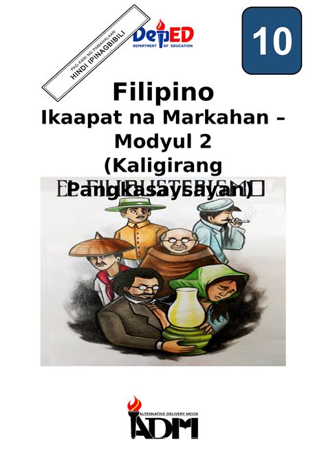 Module Filipino Ikaapat Na Markahan El Filibusterismo Image