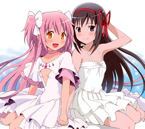 Mahou Shoujo Madoka Magica Madoka Kaname Homura Akemi Android Wallpaper 2160×1920 Kawaii Mobile