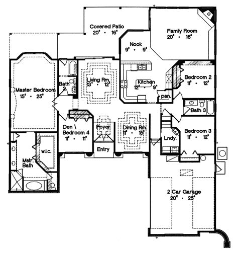 Open floor plan ranch style homes. Sea Ranch One-Story Home Plan 047D-0144 | House Plans and More