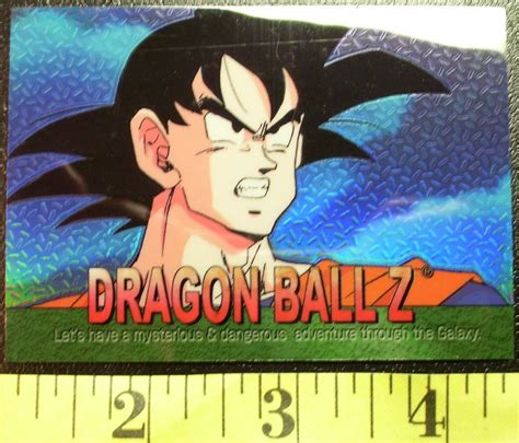 Nov 13, 2007 · dragon ball z: Dragon Ball Z Collector Card #35 - 2000 Bird Studio/Toei ...