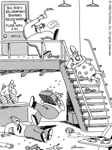 Far Side Cartoons Far Side Comics Funny Cartoons Physics Humor