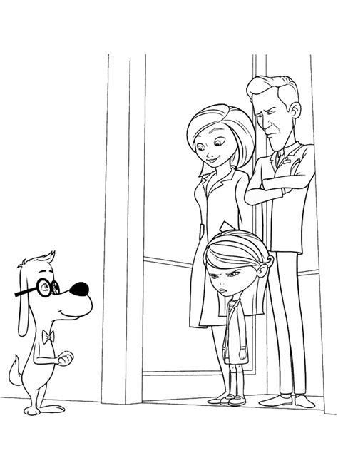 Mr Peabody And Sherman Coloring Pages Birthday Printable