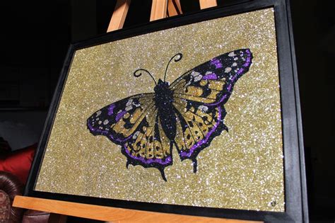 Glitter Art Painting Painting Art Paintings Painted Canvas Drawings