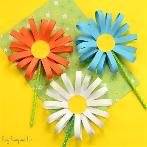 Paper Flower Craft - Easy Peasy and Fun