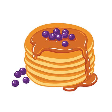 Royalty Free Stack Of Pancakes Clip Art Vector Images