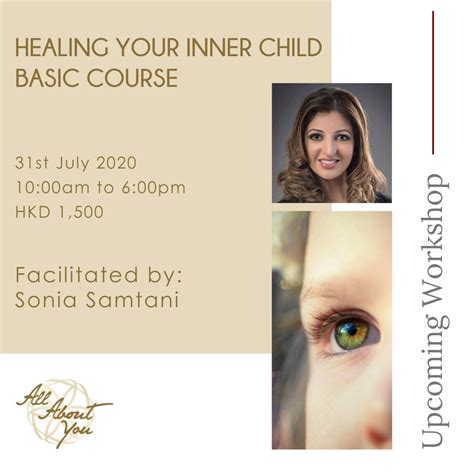 Basic Course Healing Your Inner Child Honeycombers Hong Kong