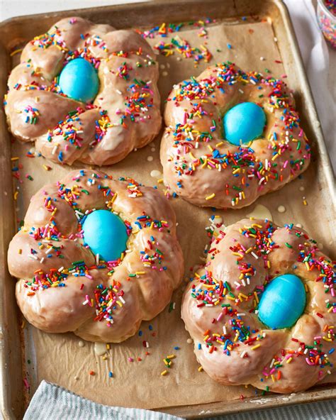 The easter traditions are important and heartfelt. Recipe: Italian Sweet Easter Egg Breads | Kitchn