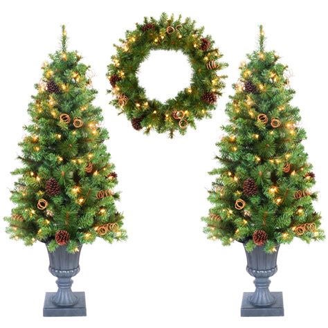Maybe you would like to learn more about one of these? 3-Piece 4ft. Christmas Tree and Holiday Wreath Set