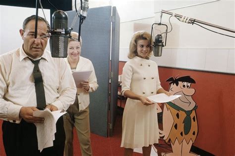 Voice Actors Alan Reed Fred Flintstone And Jean Vander Pyl Wilma
