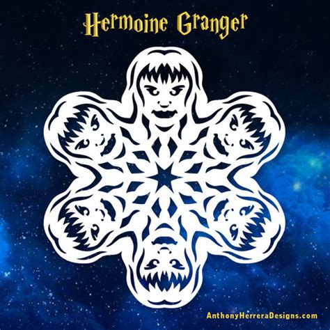 Harry Potter Snowflakes — Anthony Herrera Designs Paper Snowflake
