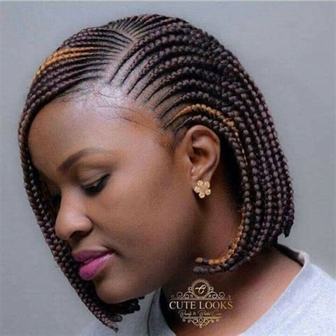 The braids are made of added hair, so, you don't need to worry about the length of your hair. 40 Lovely Ghana Braid Hairstyles to Try - Buzz 2018