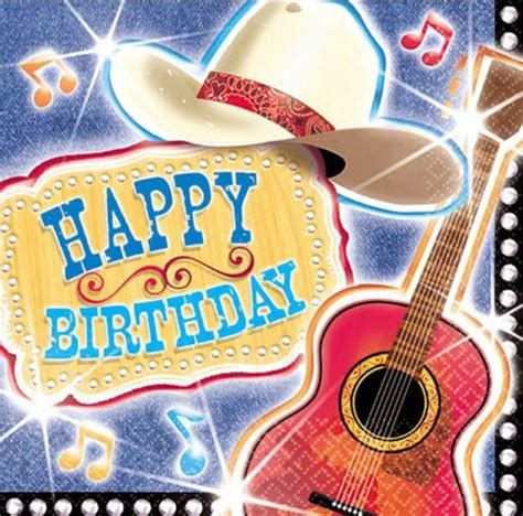 Country Music Birthday Happy Birthday Country Happy Birthday Cowboy